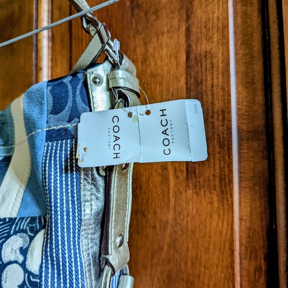 NWT Authentic Coach Patchwork Purse - Picture 6 of 10